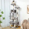 Grand arbre à chat en sisal, disponible en 136, 164 et 184 cm
