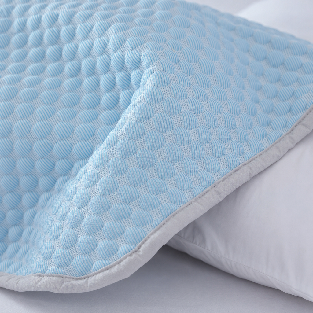 Taie d’oreiller rafraîchissante — détail de la texture