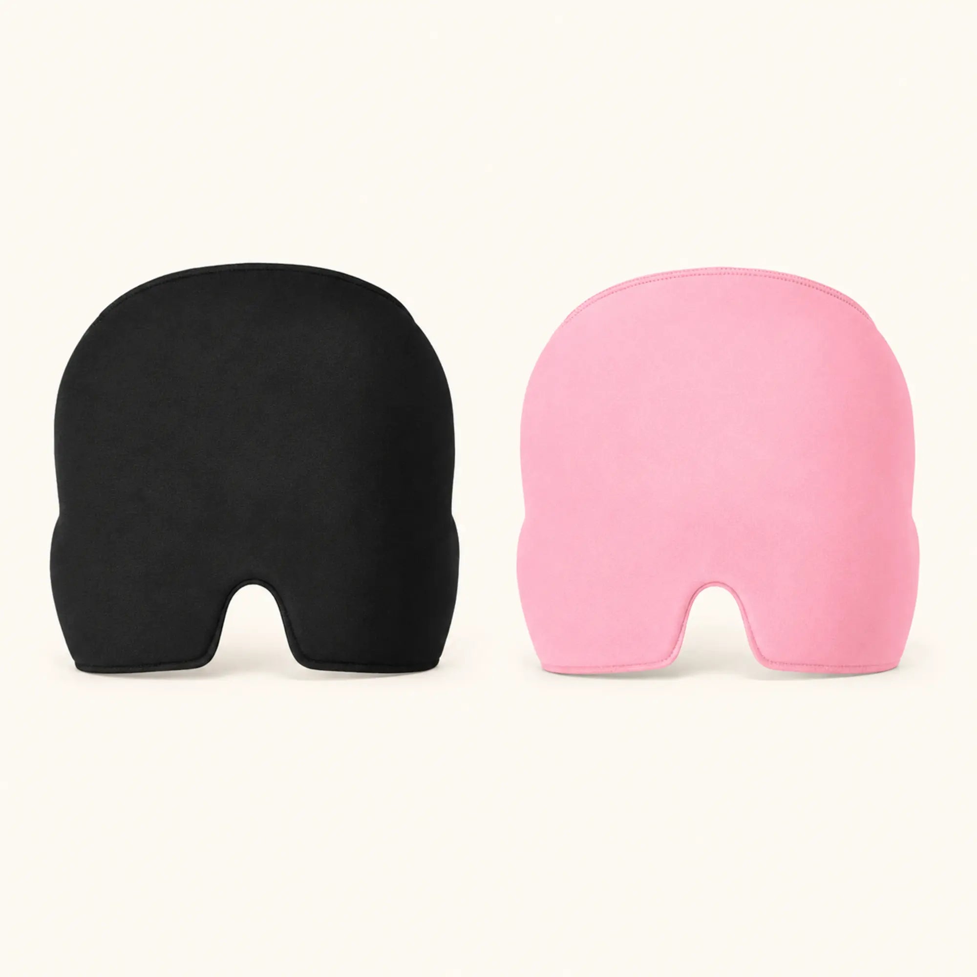 Masque rafraîchissant en gel noir et rose, coloris disponibles